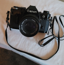 Used,  Canon AE-1 35mm SLR Camera, w/Canon 50mm f/1.8 FD Lens - Tested, Works Well for sale  Shipping to South Africa