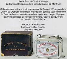 Banque tirelire vintage d'occasion  Expédié en Belgium