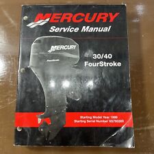 Mercury Boat 30/40 Four Stroke Service Manual 1999 plus-Serial Nos.0G760300 for sale  Shipping to South Africa