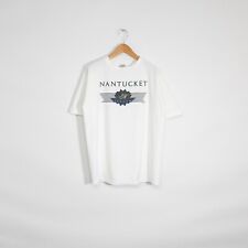 Camiseta Nantucket Vintage Anos 90 Extra Grande - Desbotada Ponto Único Texturizada EUA comprar usado  Enviando para Brazil