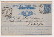 1893 italia intero usato  Viola