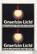 Gaslicht graetzin reklame gebraucht kaufen  Waldburg