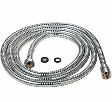 Purelux 100 Inch Extra Long Flexible Chrome Metal Shower Hose wBrass Fittings, used for sale  Shipping to South Africa