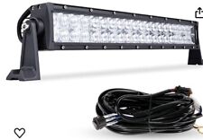 Barra de luz de trabalho LED 22" polegadas 1200W combo ponto inundação linha dupla ATV caminhão off-road comprar usado  Enviando para Brazil