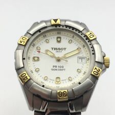 Relógio Tissot PR 100 quartzo 34mm masculino mostrador branco feito na Suíça redondo vintage sem caixa comprar usado  Enviando para Brazil