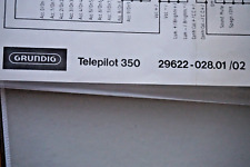 Grundig telepilot 350 gebraucht kaufen  Ludwigsfelde