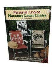 Macrame lawn chairs for sale  Paulding
