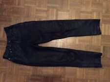 Pantalon cuir noir d'occasion  Neuilly-sur-Seine