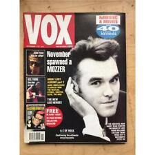 MORRISSEY VOX #2 MAGAZINE NOVEMBER 1990 MORRISSEY COVER AND FEATURE + pogues/nei na sprzedaż  Wysyłka do Poland