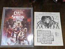 Queen of the Spiders, GDQ1-7, AD&D, TSR 9179, original 1986, con folleto de mapa segunda mano  Embacar hacia Argentina