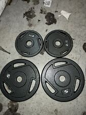 2.5lb X 2 - 5lb X 2 Barbell 1” Standard Weight Plates (15lbs Total) for sale  Shipping to South Africa