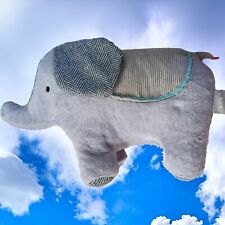 Usado, Levtex bebé felpa gris elefante múltiples tela ojos cosidos 18 pulgadas de largo segunda mano  Embacar hacia Argentina