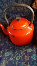 Vintage red enamel for sale  MARLBOROUGH