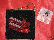 Red hand beaded for sale  Wheeling