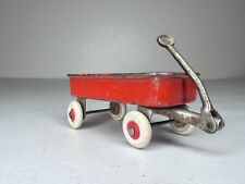 Mini vagão voador de rádio vintage, brinquedo vermelho retrô, rodas de borracha branca, colecionável comprar usado  Enviando para Brazil