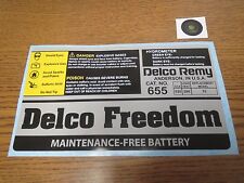 Delco freedom 655 for sale  Martinsville