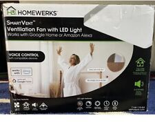 Usado, Ventilador de banheiro HOMEWERKS SMARTVENT com luz LED 7148-110-G4 comprar usado  Enviando para Brazil