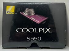 Usado, Cámara digital compacta Nikon Coolpix S550 10 MP 5X zoom ciruela probada funciona  segunda mano  Embacar hacia Argentina