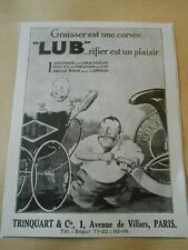 Publicité 1925 graisser d'occasion  La Verpillière