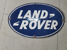 PORCELAIN LAND ROVER  ENAMEL SIGN 36X24 INCHES for sale  Shipping to South Africa