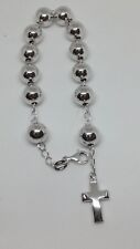 Bracciale argento rosario usato  Pomigliano D Arco