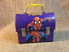 Mini lancheira de lata vintage Spider-Man Marvel Comics 2001 comprar usado  Enviando para Brazil