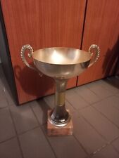 Coppa trofeo metallo usato  Italia