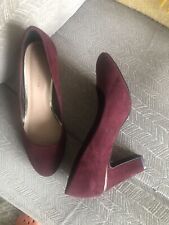 Plum suede style for sale  TORQUAY