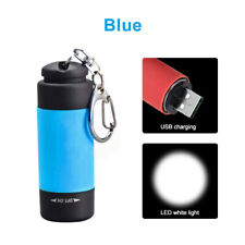Mini chaveiro de bolso à prova d'água recarregável luz LED lanterna USB comprar usado  Enviando para Brazil