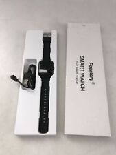 Popglory Smartwatch Unisex, Fitness Tracker wyświetlacz 1,4 cala - Czarny na sprzedaż  PL