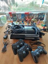 Playstation 3 Bundle 40gb Console, 3 Controllers, 9 games, Disney infinity. for sale  Houston