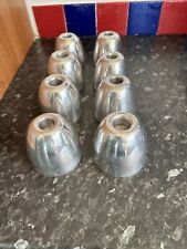 Set Of 8 Skandi Modern Chrome Stylish Candle Holders for sale  Shipping to South Africa