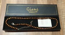 Brown pearl necklace for sale  IPSWICH