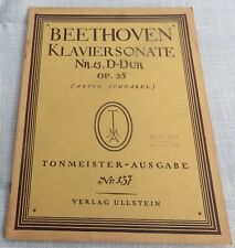 Beethoven klaviersonate dur gebraucht kaufen  Samerberg