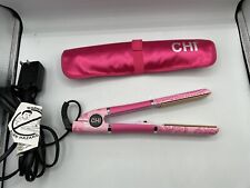 Used, CHI STRAIGHTENER FLAT IRON LIMITED EDITION 1" CERAMIC PINK LAVISH PAISLEY GF7058 for sale  Shipping to South Africa