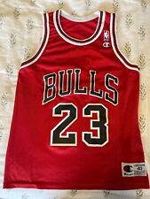 Camiseta Vintage Champion Michael Jordan Chicago Bulls #23 NBA Tamanho 40 M, usado comprar usado  Enviando para Brazil