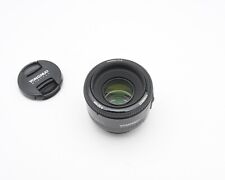 Lente Yongnuo 50mm f/1.8 foco automático para Canon EF com tampas (#15913) comprar usado  Enviando para Brazil