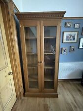 Pine display cabinet for sale  MANCHESTER