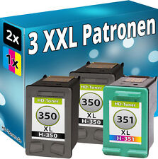 3x Cartouches D'Encre pour HP xl 350 + 351 C4580 C5280 D5360 C4280 Deskjet D4260 na sprzedaż  Wysyłka do Poland