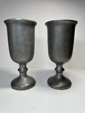 Vintage pair pewter for sale  Shipping to Ireland
