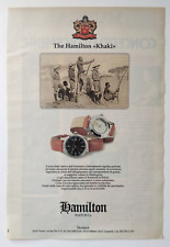 Pubblicita hamilton watch usato  Ferrara