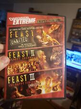 DVD Feast Triple Feature sem classificação 3 filmes completos muito bom estado OOP! comprar usado  Enviando para Brazil