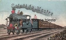 Cartolina treno ferrovia usato  Trieste