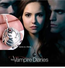 Elegant The Vampire Diaries Elena Gilbert 925 colar medalhão prata esterlina, usado comprar usado  Enviando para Brazil