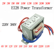 1 peça transformador de potência EI28 AC 220V/380V 2-30W saída única/dupla 6-110V, usado comprar usado  Enviando para Brazil