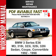 Usado, BMW E36 M3 318i 323i 325i 328i 1992 - 1998 MANUAL DE OFICINA DE REPARO DE SERVIÇO comprar usado  Enviando para Brazil