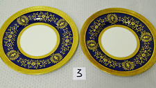 Used, COALPORT LADY ANNE COBALT  15.5CM CAKE PLATES X2 PAIR 3 TEA  SET DINNER SERVICE for sale  Shipping to South Africa