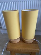 Pair mustard bedside for sale  BROUGH