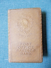 OLD GOLD COLOURED KING GEORGE V 1910 - 1935 POST OFFICE SAVINGS BANK No. 771916 for sale  Shipping to South Africa
