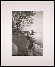 ROLAND REED, "The Wooing - Ojibwa", Fotogravura de 1908, Nativo Americano comprar usado  Enviando para Brazil